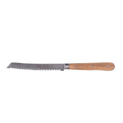 Couteau à tomate   en inox et bois d'olivier 11 cm-1920 JEAN DUBOST