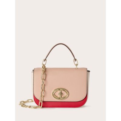 Petit sac en tissu enduit lisse bicolore MOTIVI