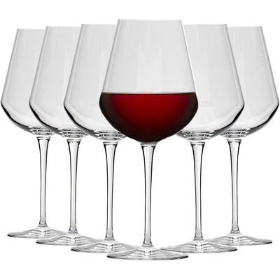 Lot de 6 verres à vin rouge, INALTO BORMIOLI ROCCO