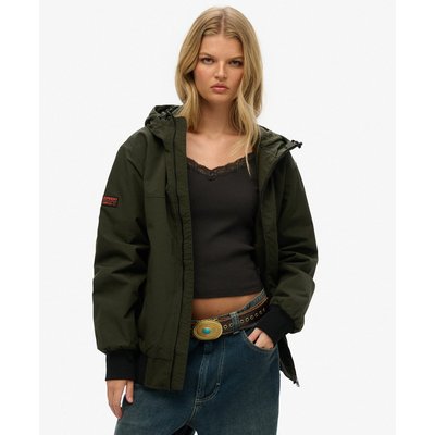 Bomber oversize à capuche en nylon Surplus SUPERDRY