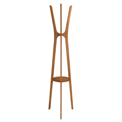Porte-manteau en bois de teck recyclé SWING PIER IMPORT