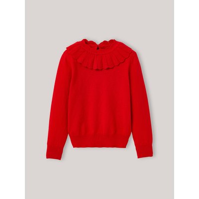 Pull col Pierrot en coton et laine CYRILLUS