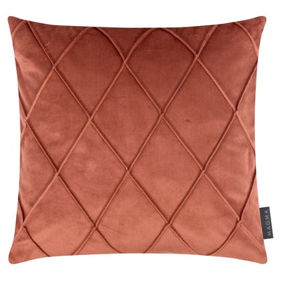 Housses de coussin velours relief pli cousu-Lot de 2 NOBLESS MAGMA HEIMTEX