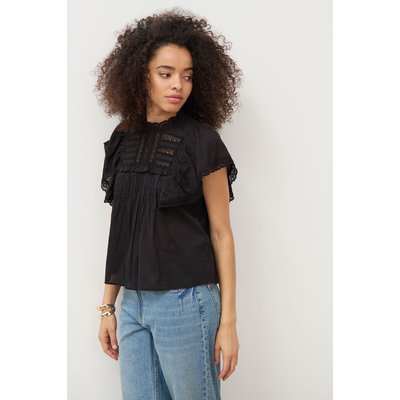 Blouse ample col montant manches courtes BONOBO