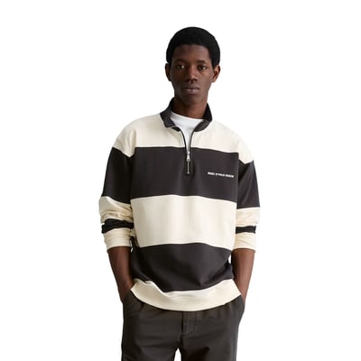 Sweat-Troyer relaxed avec des rayures en bloc cut-&-sew MARC O’POLO DENIM
