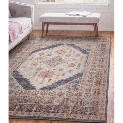 Traditional Persian Style Border Rug SO'HOME
