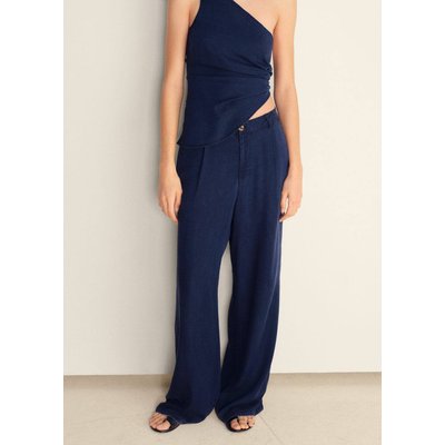 Pantalon lyocell effet denim MANGO