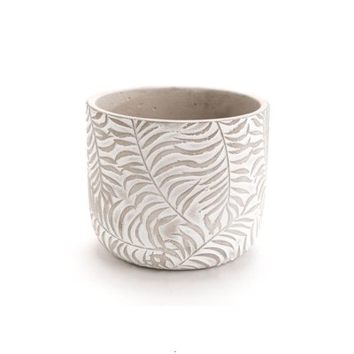Cache pot   grand modèle (lot de 2)-FEUILLES AMADEUS
