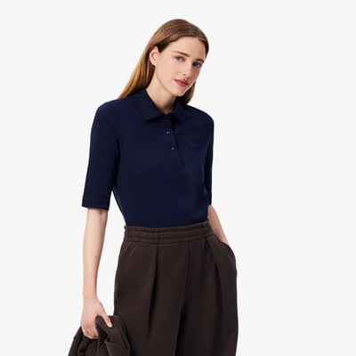 Polo L.12.D slim fit manches trois-quarts LACOSTE