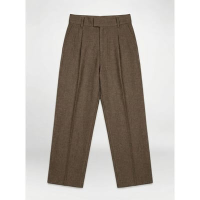 Pantalon droit à pinces, PASHA LEON & HARPER