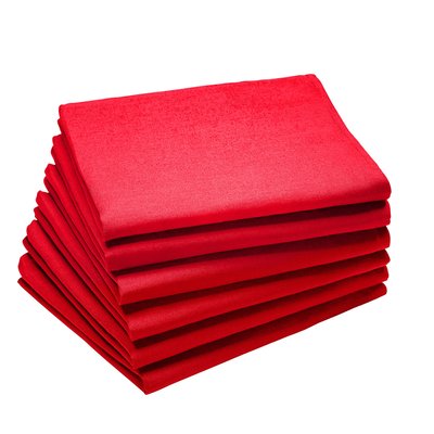 Lot de 6 serviettes de table en coton, Made in France, CAMBRAI COUCKE
