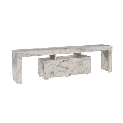 Meuble TV 2 portes rabattables L180 cm - ENCLAVE CALICOSY