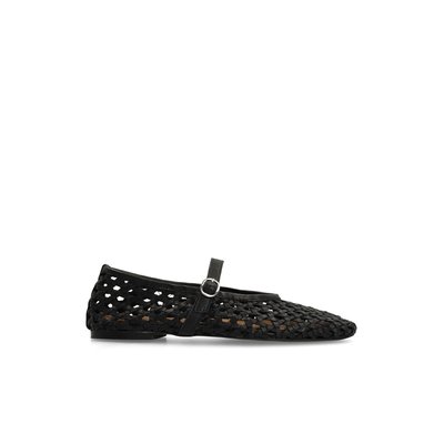 Ballerines tressées en cuir SACHA