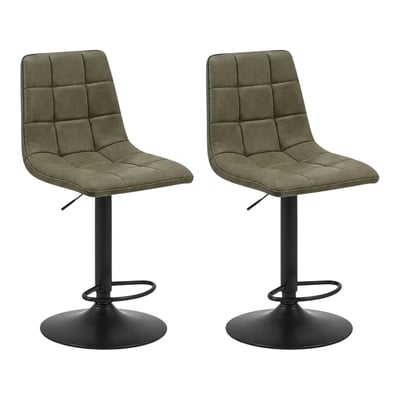 Tabouret de bar touché doux (lot de 2) LORA PIER IMPORT