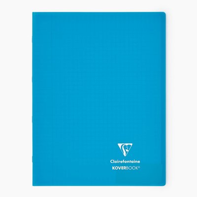 Cahier Koverbook néon piqué, 24 x 32, grands carreaux, 96 pages CLAIREFONTAINE