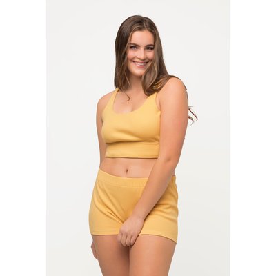 Brassière en coton bio. Jersey bord-côte. ULLA POPKEN