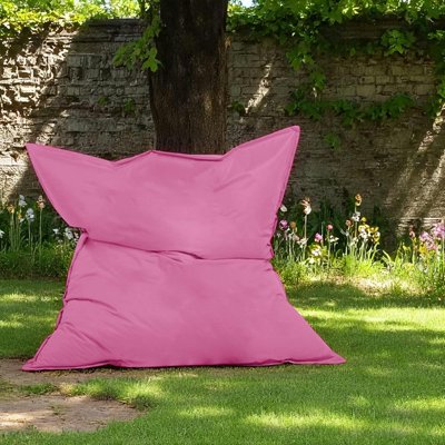 Pouf XXL extérieur rose 180 cm ARTA PIER IMPORT