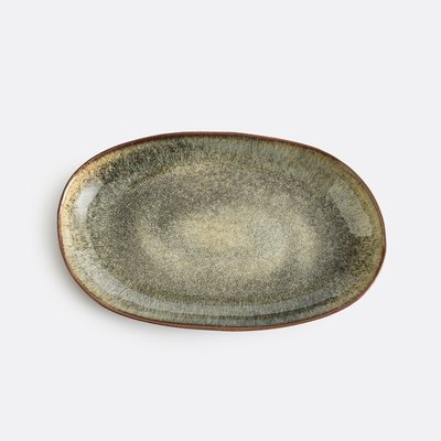 Schaal in geglazuurd aardewerk 36x22cm, Azoia LA REDOUTE INTERIEURS