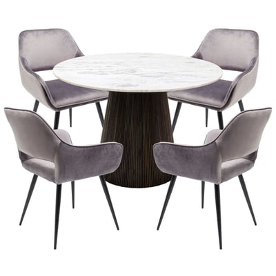 Ensemble table et 4 chaises, GLENN KARE DESIGN