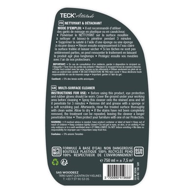 Nettoyant multi-surfaces 750 ml TECK ATTITUDE