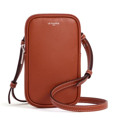 Etui téléphone Emile en cuir grainé LE TANNEUR