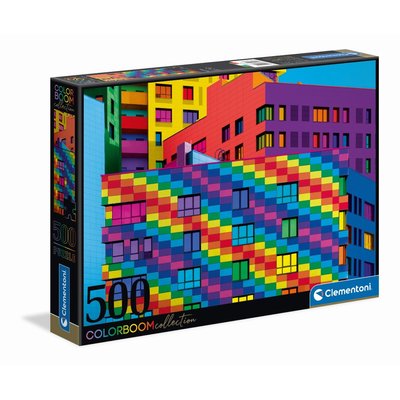 Colorboom collection - 500 pièces - squares CLEMENTONI