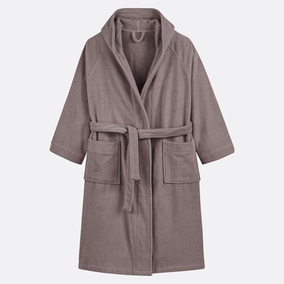 Trizie 450 G/m2 Velvet Terry Hooded Bathrobe LA REDOUTE INTERIEURS