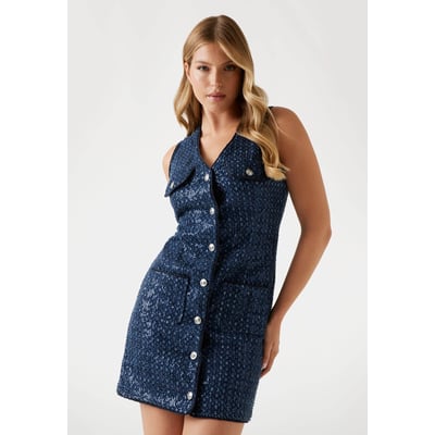 Mini Robe Denim Sequins GUESS