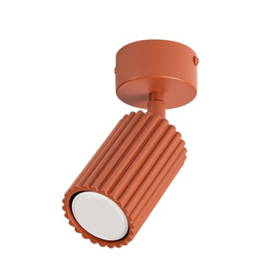 Plafonnier Aluminium Ocre Rouge GU10 1 KARBON EDEN