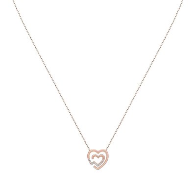 Collier en argent 925 et oxyde de zirconium CLEOR