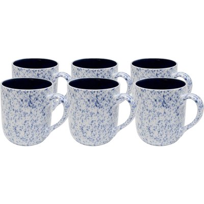 Lot de 6 mugs, PARTITO KARE DESIGN