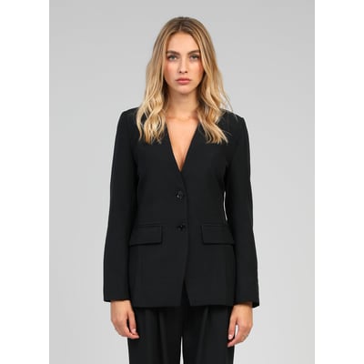 Blazer Femme Noir Cintré – Surabaya Paris – Taille T1 – Laine – Occasion Très Bon état
