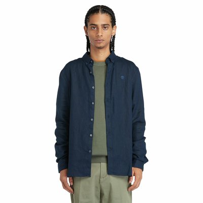 Chemise manches longues en lin TIMBERLAND