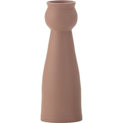 Vase en argile rougeâtre design épuré pour décoration intérieure RECOLLECTION
