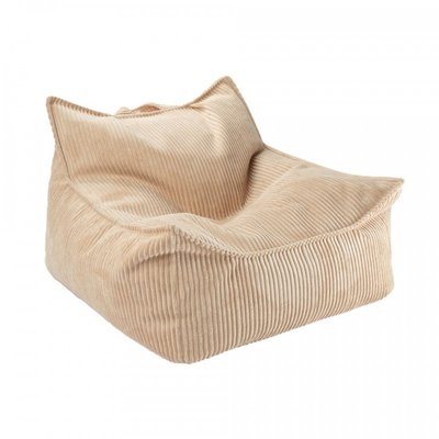 Pouf enfant velours côtelé QUADRO WIGIWAMA