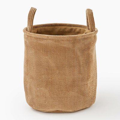 Panier côtelé, en polyester MONOPRIX