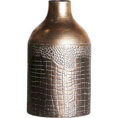Vase en acier, déco art déco, S.vesc RECOLLECTION