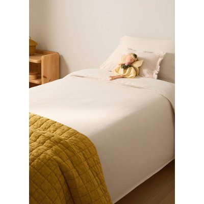 Housse de couette enfant coton lavé double surpiqûre lit 90 cm MANGO HOME