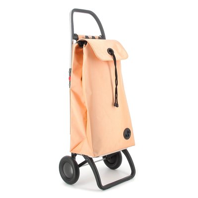 IMAX MF - Chariot de course Pliable - 2 roues - Jaune pâle - Léger et ergonomique, compact et résistant à l’eau - Parfait pour vos courses du ROLSER