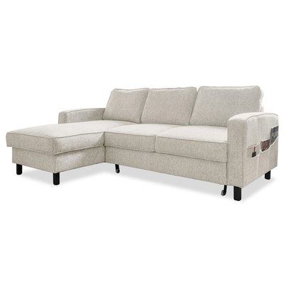 Canapé d'Angle Convertible en Tissu 4 places - MOLLY LISA DESIGN