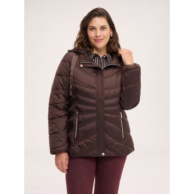 Veste matelassée courte à motif vagues FIORELLA RUBINO
