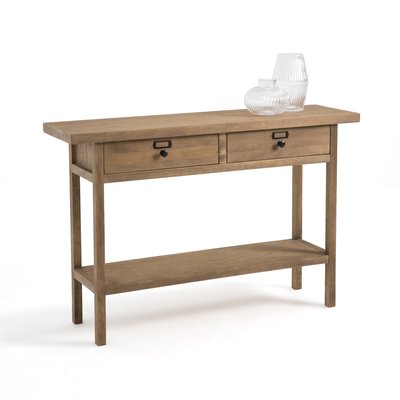 Lunja Console Table in Solid Pine LA REDOUTE INTERIEURS