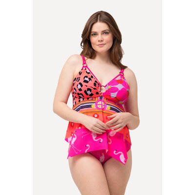 Tankini à motif flamand et bonnets souples ULLA POPKEN