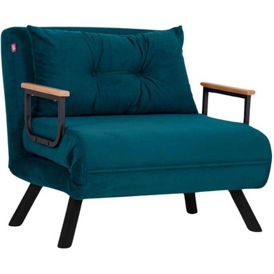 Fauteuil convertible en tissu Sando HANAH HOME