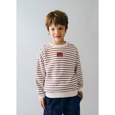Sweat-shirt coton rayures MANGO BABY