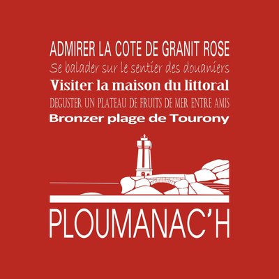 Tableau Mural Ploumanac'h RÉGIONALISME CEANOTHE