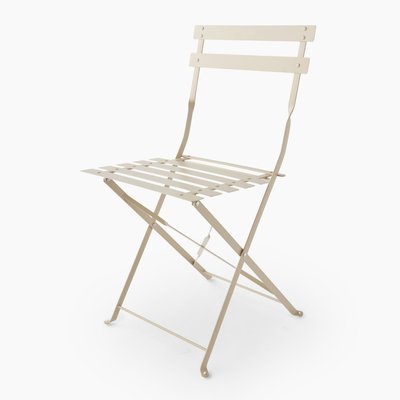 Chaise de jardin, 40xH80cm, en métal MONOPRIX