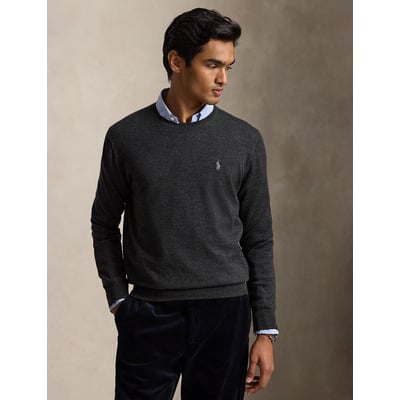 Pullover mit Rundhalsausschnitt aus Merinowolle POLO RALPH LAUREN