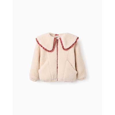 Blouson en Sherpa avec Col Maxi ZIPPY