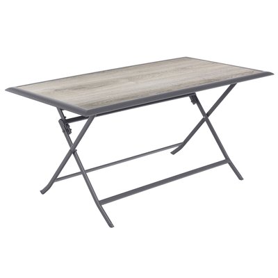 Table de jardin pliante Azua en aluminium HESPERIDE